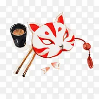 和风面具
