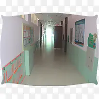 高清幼儿园学校走廊