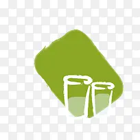 绿色水杯