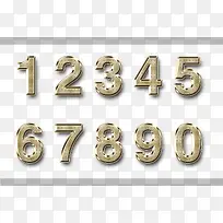 金属数字发光立体字