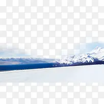 西藏雪山海报背景大图