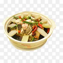 一碗红烧鱼免扣素材