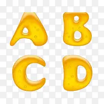 ABCD艺术字