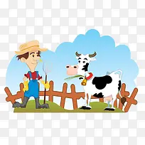 农夫和奶牛