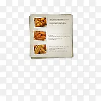 餐厅美食展示页，菜单，咖啡面包