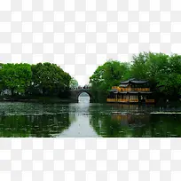 旅游景区杭州西湖
