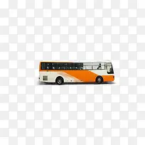 橙色公交车
