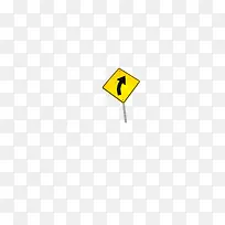 道路指示牌，转向提示牌，公路指