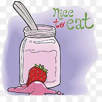草莓味酸奶