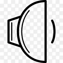 低音量扬声器图标