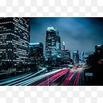 动漫世界梦幻都市海报背景