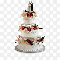 花瓣婚礼蛋糕
