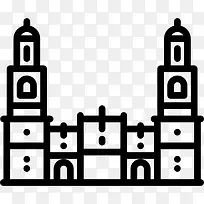 莫雷利亚大教堂图标