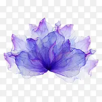 装饰紫色花朵素材