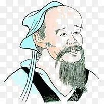 华佗彩色头像