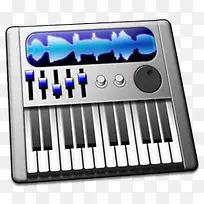 电子琴音乐与声音主题电脑图标