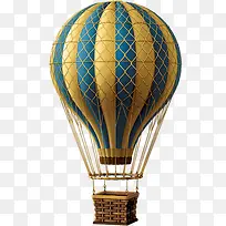 立绘复古热气球免抠矢量素材图片