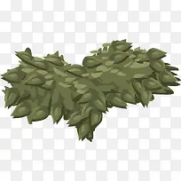 矢量手绘草堆