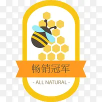 卡通手绘畅销榜单标签