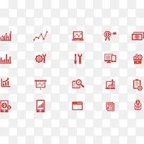 金融图标矢量图
