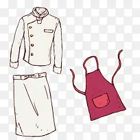 矢量厨师服