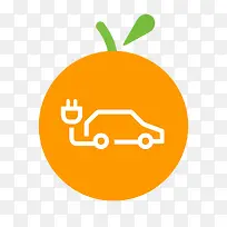 节能橘子logo