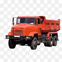 红色大卡车