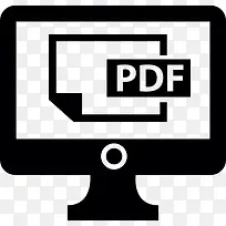 PDF文件在屏幕上图标