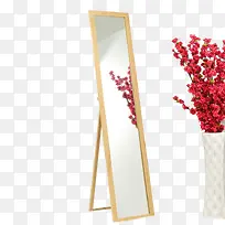 镜子和花