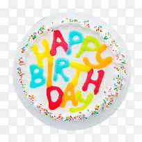 白色生日蛋糕图片素材