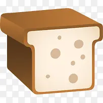 吐司面包矢量图