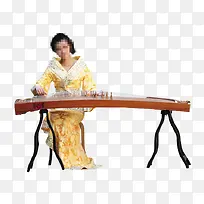 优雅温婉国风才女弹古筝