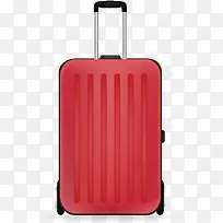 红色旅游度假箱子