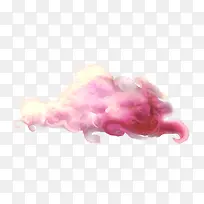 粉红云朵图案