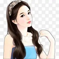 唯美清纯都市美女素材图