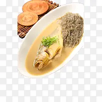 大黄鱼烧豆面