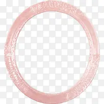 粉色椭圆相框