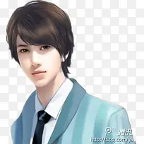 现代清秀美男