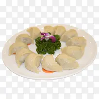 排列整齐的饺子矢量