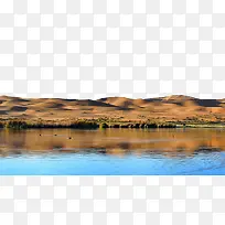 古腾格里沙漠风景素材