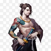 优雅的日本武士