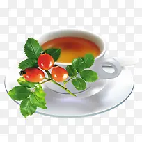 绿叶小番茄茶水茶杯