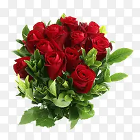 一束红色玫瑰花装饰图片