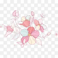 花朵 盛开的花朵 装饰图案 小