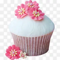 花朵装饰小蛋糕