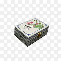 青花瓷复古首饰盒