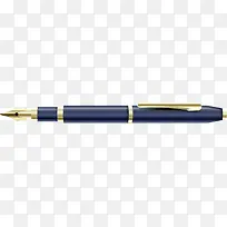 高端蓝色钢笔