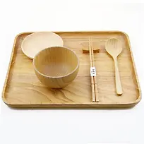 木质橡胶木盘茶盘碗碟