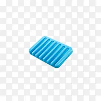 伽满创意硅胶可沥水肥皂盒蓝色