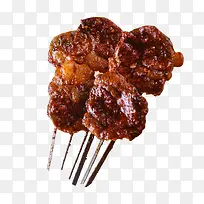秘制烧烤羊肉串实物图